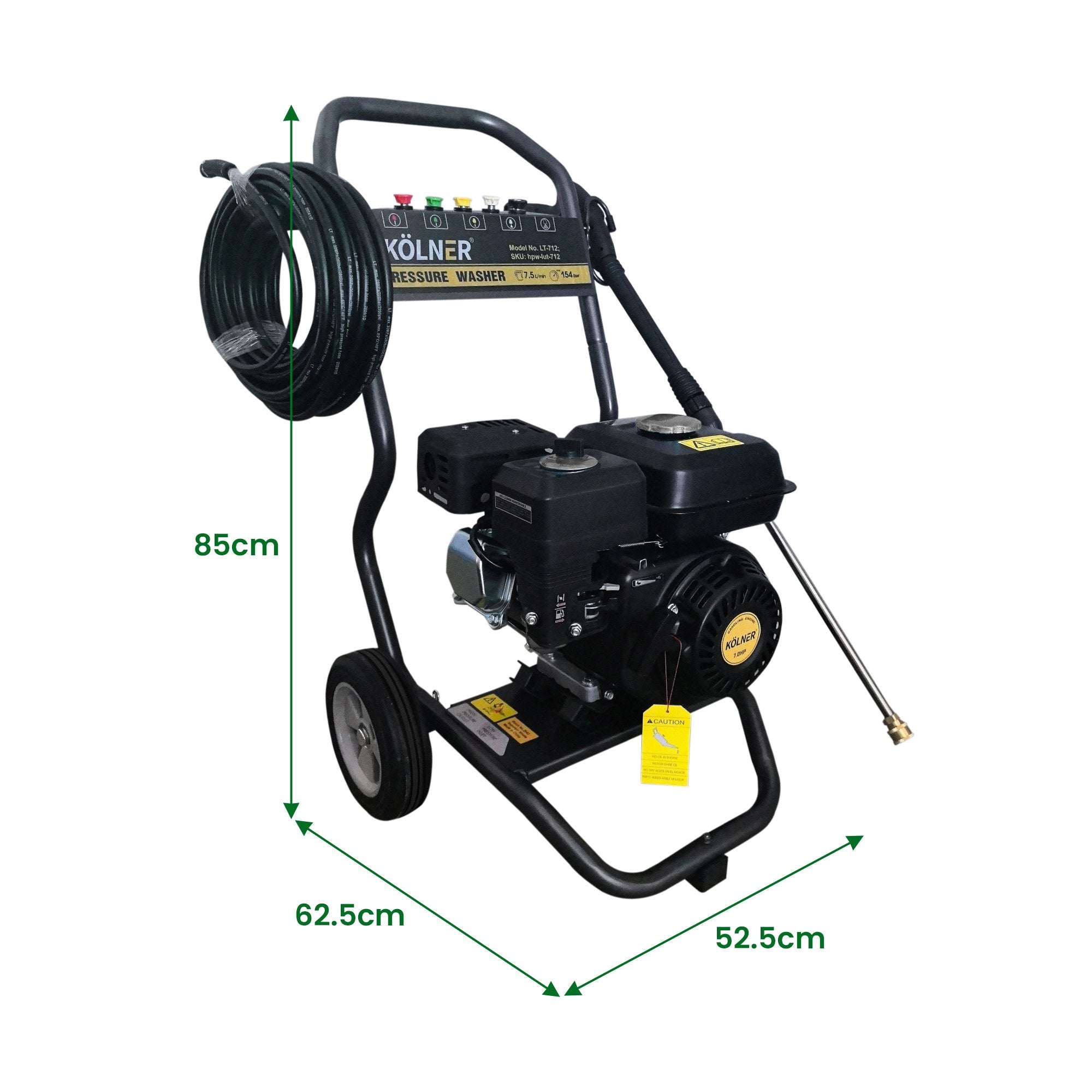 LT-712 7HP 2200PSI Petrol Engine High Pressure Washer 7.5LPM