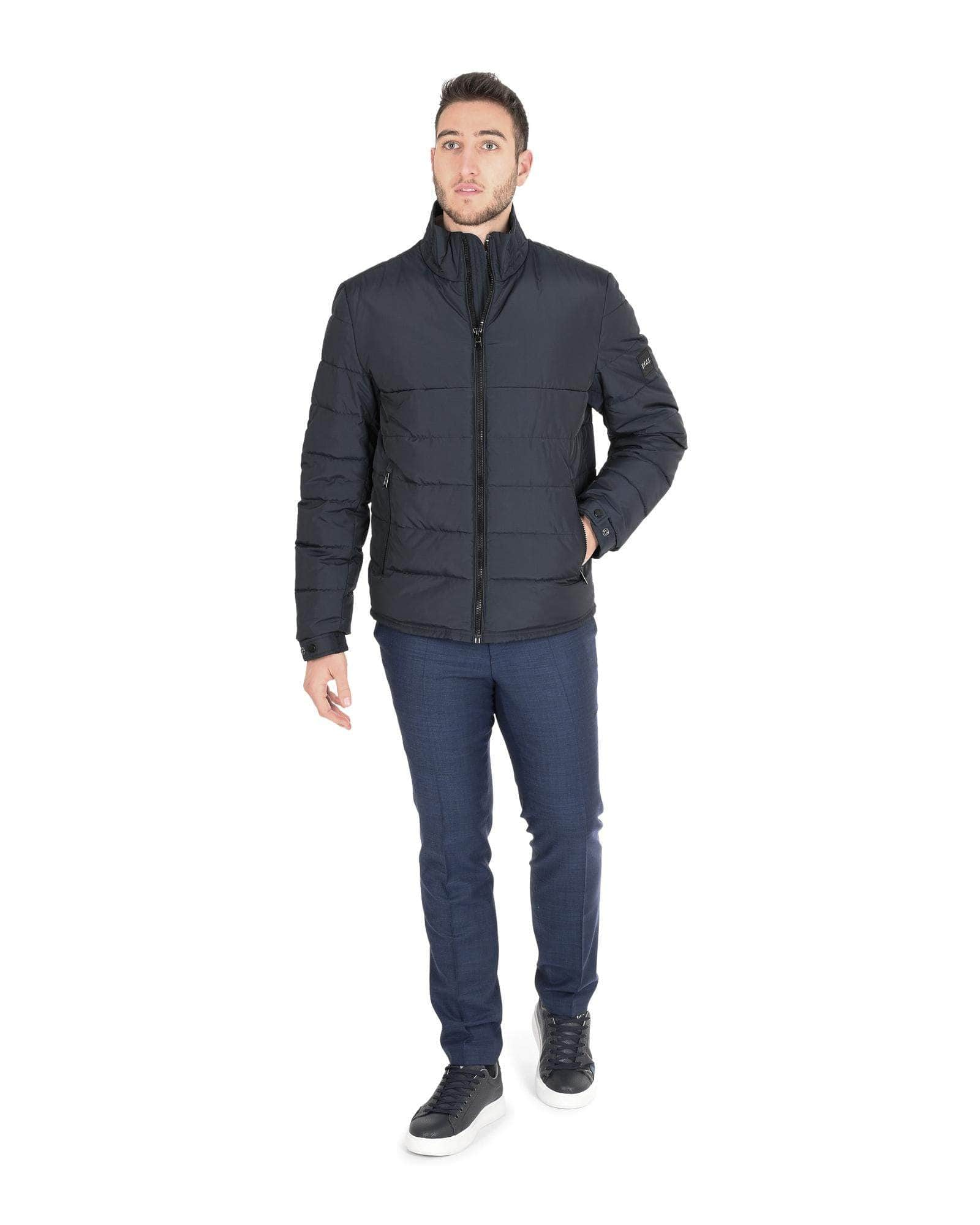 Hugo Boss Men'S Dark Blue Poly Outerwear