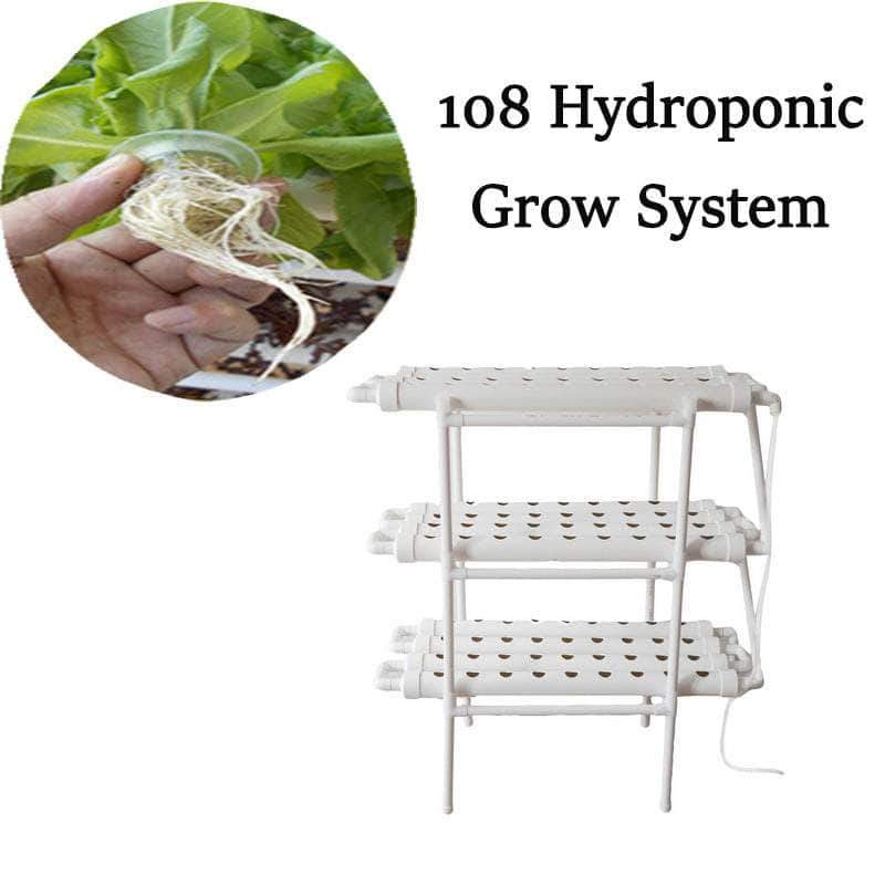 Hydroponic Grow Tool Kit For Vegetable Garden (108 Plant Sites)