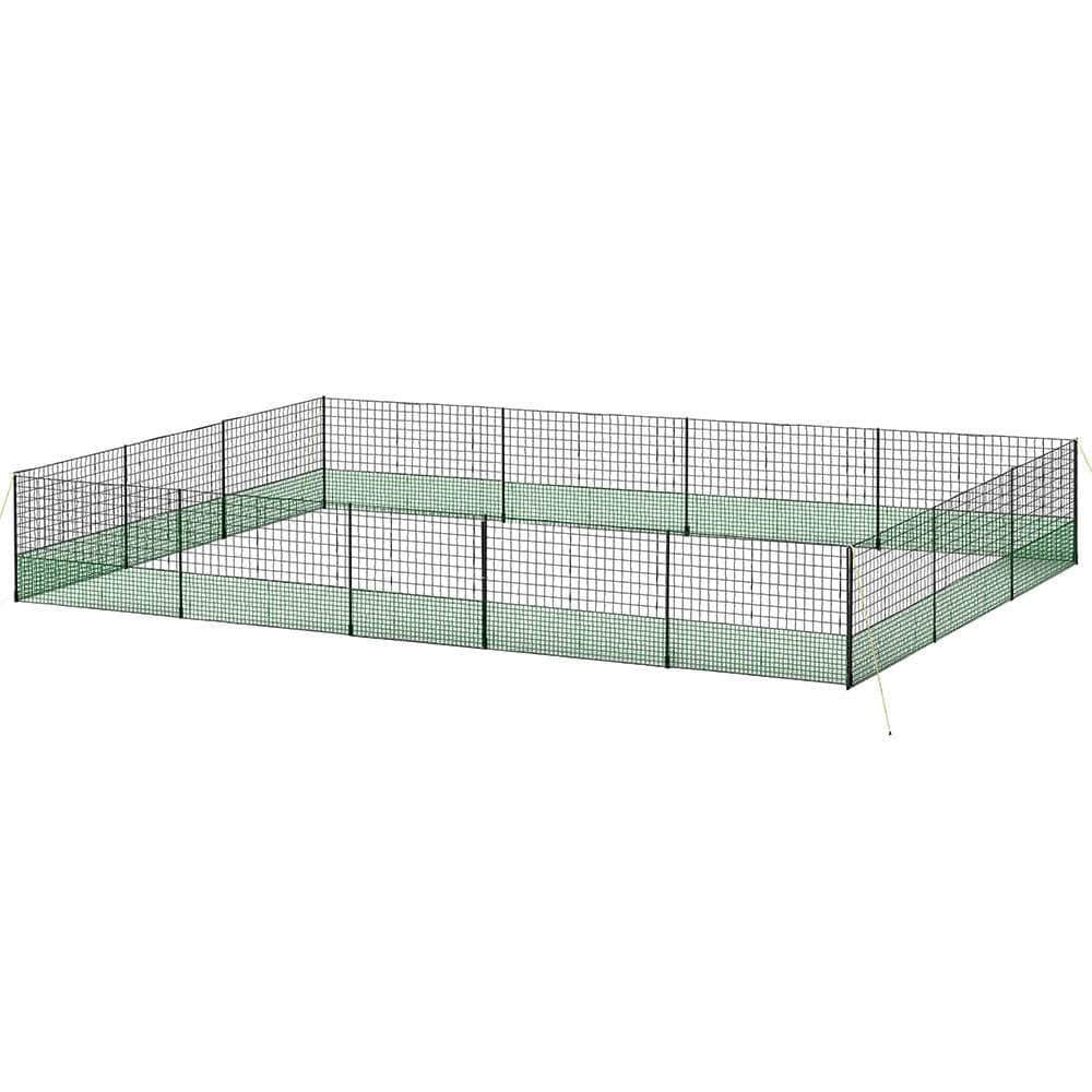 I.Pet Poultry Chicken Fence Netting Electric Wire Ducks Goose Coop 50Mx125Cm