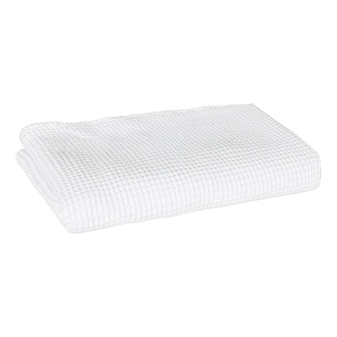 Throw Blanket Cotton Waffle Blankets White Queen