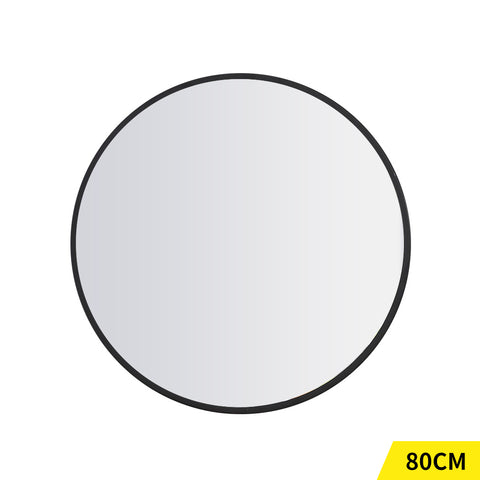 Wall Mirror Round Shaped Bathroom Makeup X-Large