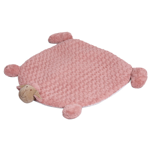 Beds dog squeaky toys cushion puppy kennel mat-pink