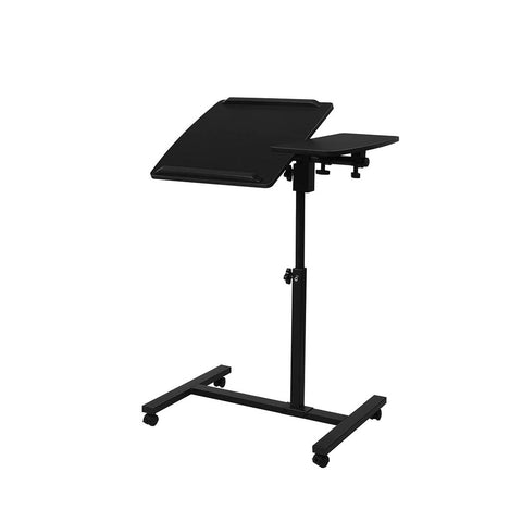 Mobile Laptop Desk Adjustable Black