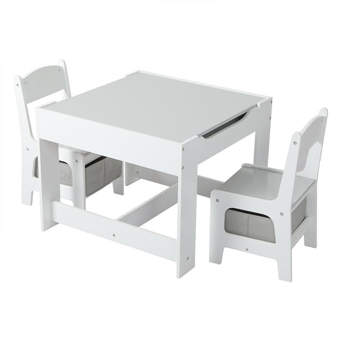 Kids Table and Chairs Set Storage