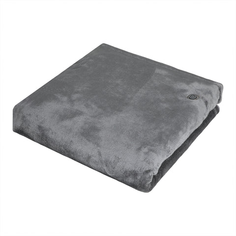 Electric Throw Blanket Heated Grey