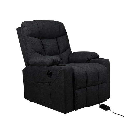 Recliner Chair Electric Lift Black