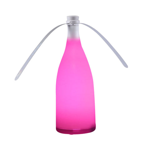 LED Repellent Fly Fan Entertaining Pink