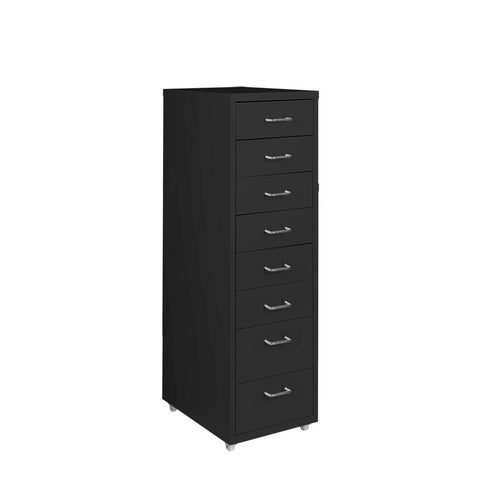 8 Drawer Office Cabinet Drawers Black