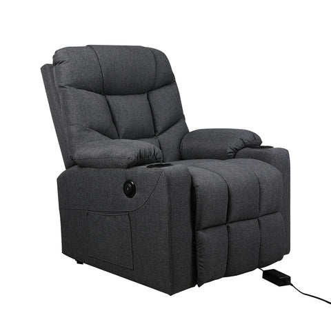 Recliner Chair Electric Lift Grey