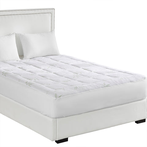 Bamboo Pillowtop Mattress Topper King Single