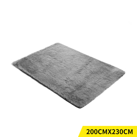 Floor Rugs Shaggy Rug Soft Large Grey