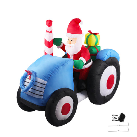 Inflatable Christmas Decor Tractor