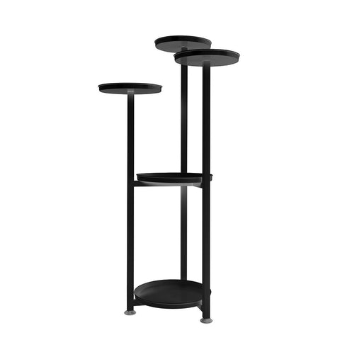 Plant Stand Outdoor Indoor Flower Black Medium