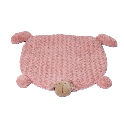 Beds dog squeaky toys cushion puppy kennel mat-pink