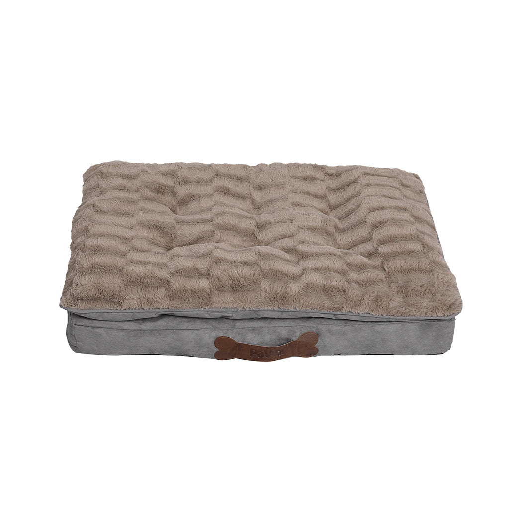 Dog Calming Bed Pet Cat Removable S Khaki Small