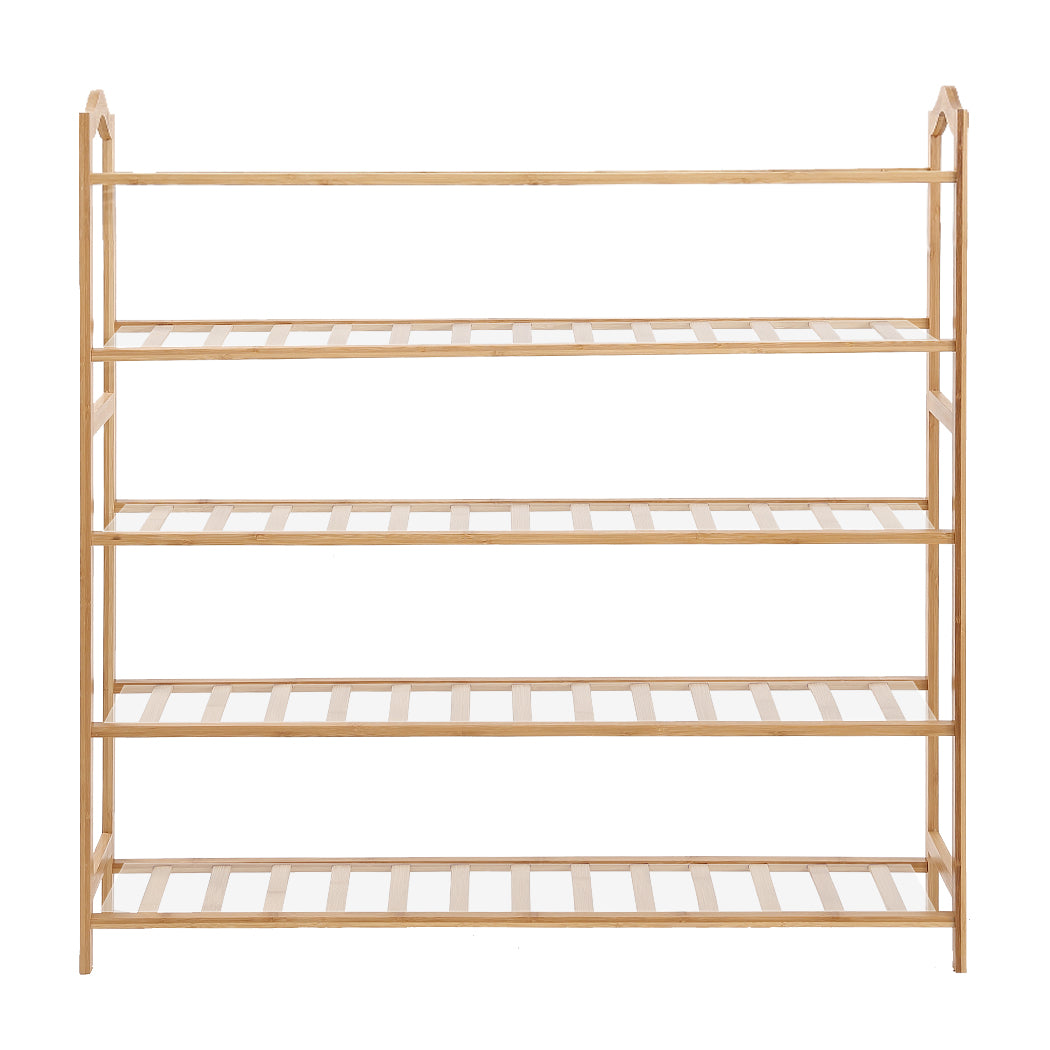 Shoe Rack Bamboo Storage Wooden