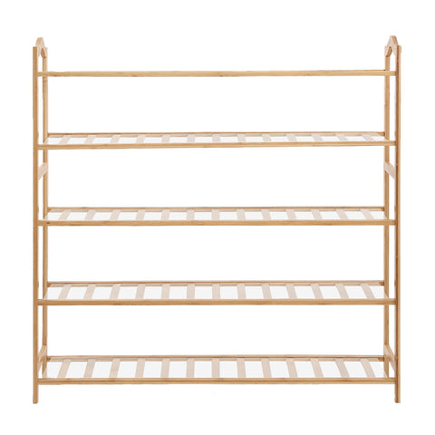 Shoe Rack Bamboo Storage Wooden