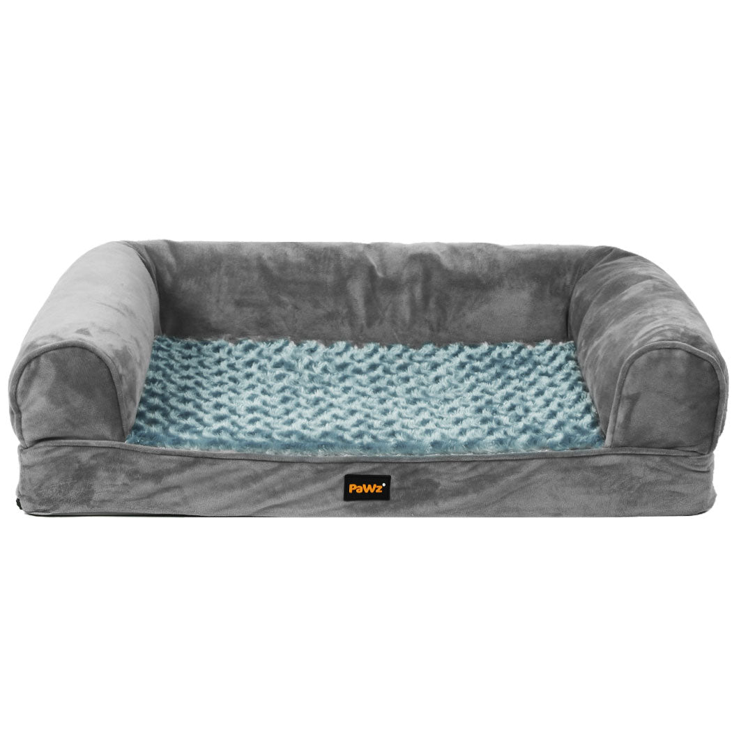 Pet Bed Sofa Dog Bedding Soft Warm XXL Grey XX-Large