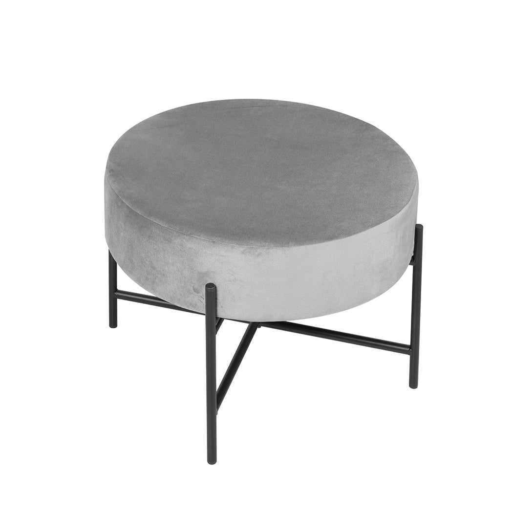 Round Dressing Vanity with Footstool: A Stylish Addition to Your Space