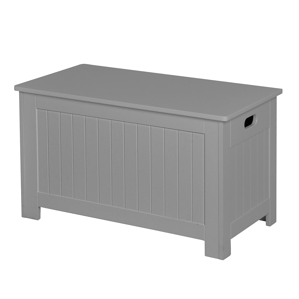 Kids Toy Box Storage Chest Cabinet Grey