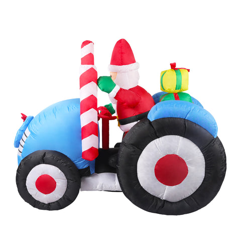 Inflatable Christmas Decor Tractor