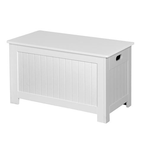 Kids Toy Box Storage Chest Cabinet White