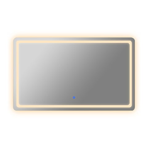 LED Wall Mirror Anti-fog Bathroom 100x70cm 70x100