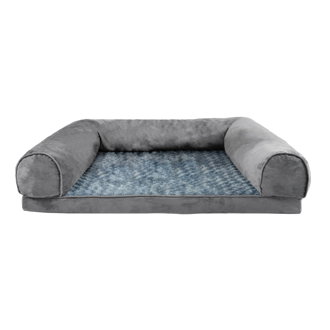 Pet Bed Sofa Dog Bedding Soft Warm XXL Cover Grey Cover