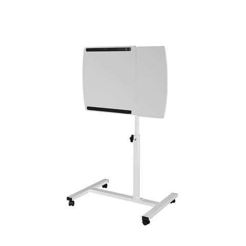 Mobile Laptop Desk Adjustable White