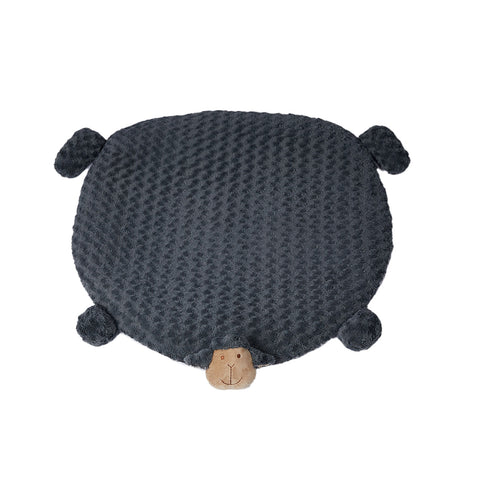 Dog squeaky toys cushion puppy kennel mat-charcoal