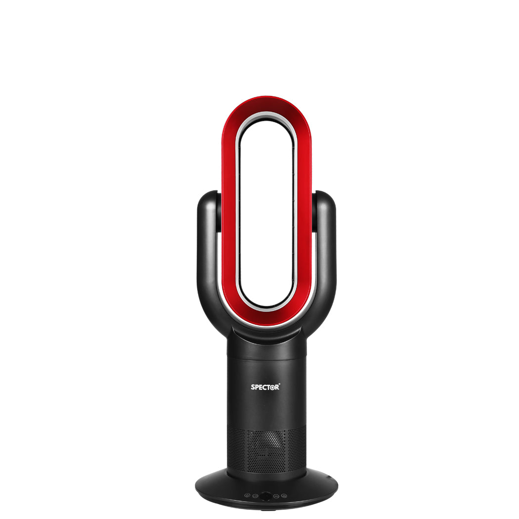 Bladeless Fan Cooler Heater Red