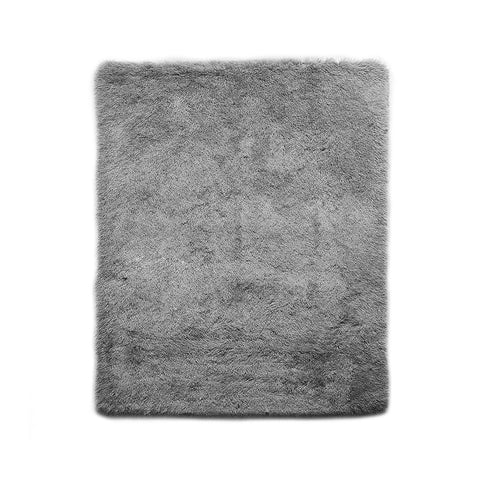 Floor Mat Rug Soft Shaggy Rugs Grey