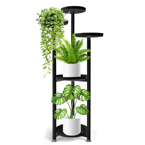 Plant Stand Outdoor Indoor Flower Black Large