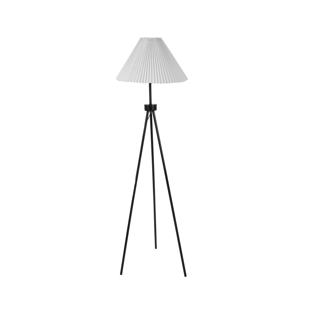 Modern Tripod Floor Lamp Linen White