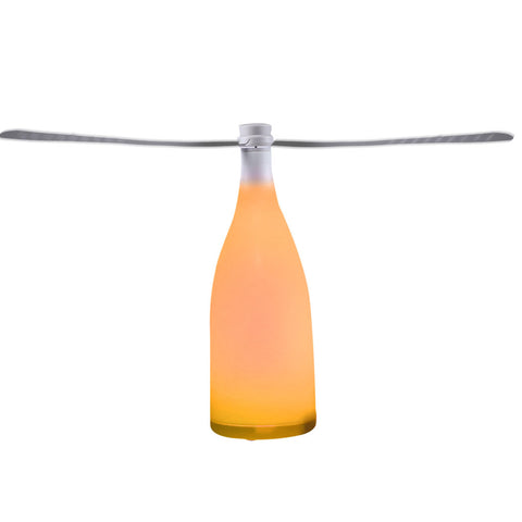 LED Repellent Fly Fan Entertaining Orange