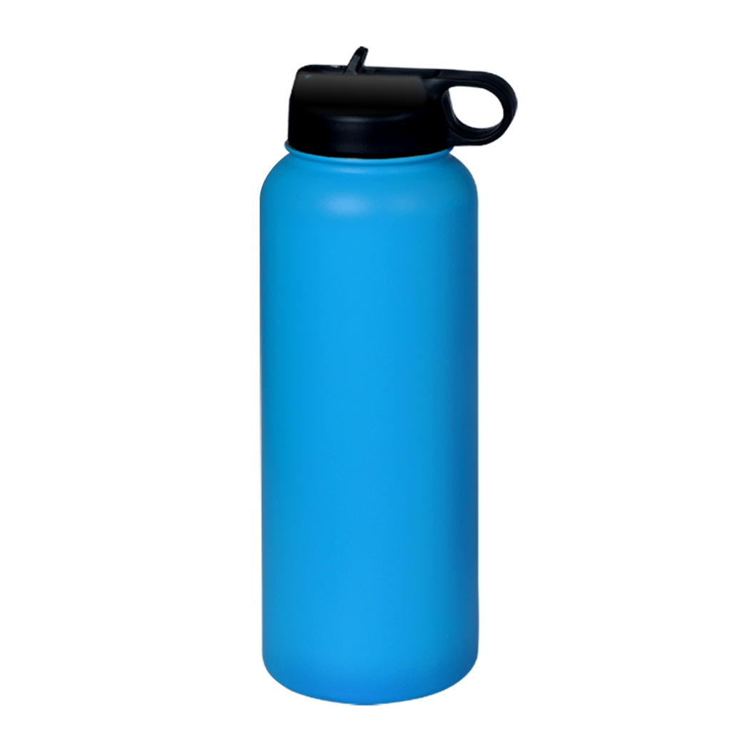 Stainless Steel Water Bottle Vacuum Insulated Thermos Double Wall with Straw