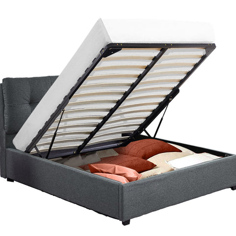 Bed Frame Queen Size Gas Lift