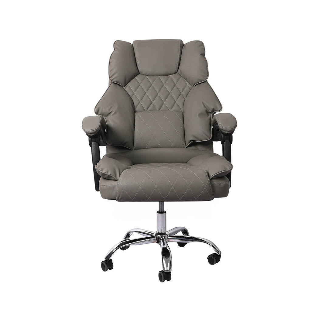 Gaming Chair Office Computer Grey No Footrest