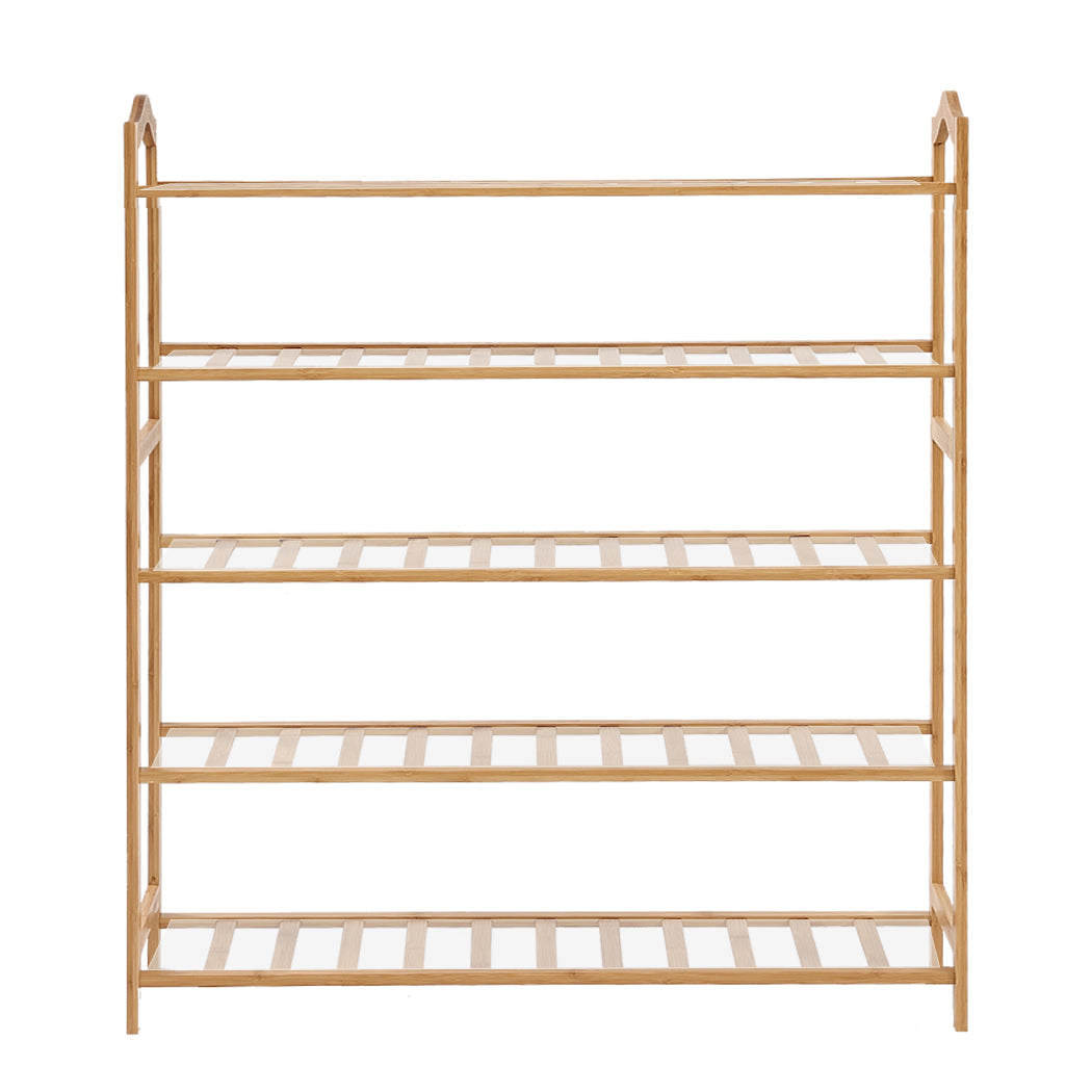 Modern Bamboo Shoe Rack Storage Wooden