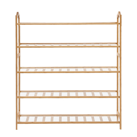 Modern Bamboo Shoe Rack Storage Wooden