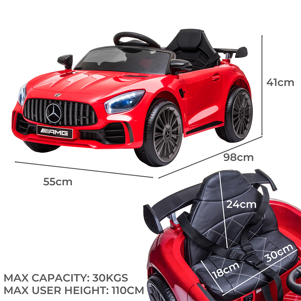 Kids Ride On Car 12V Battery Mercedes-Benz Red