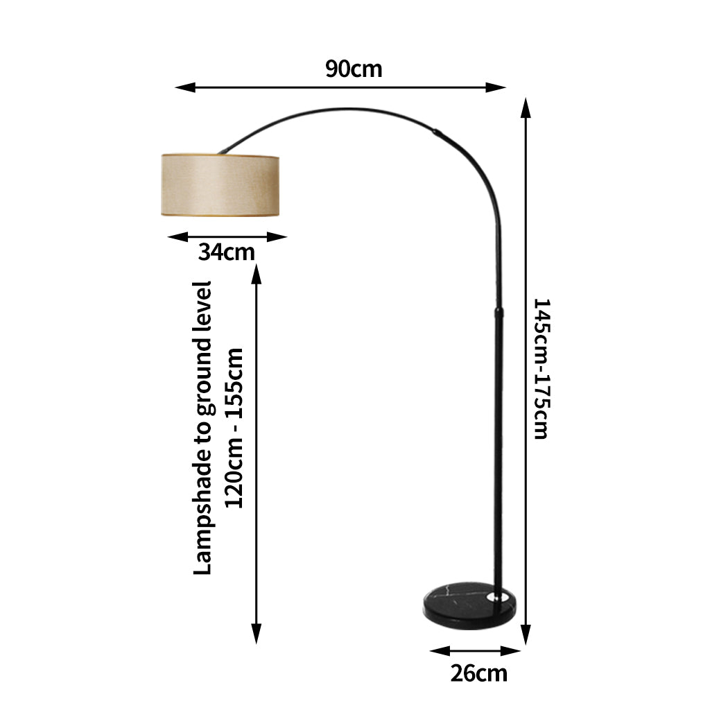 Modern LED Floor Lamp Reading Grey