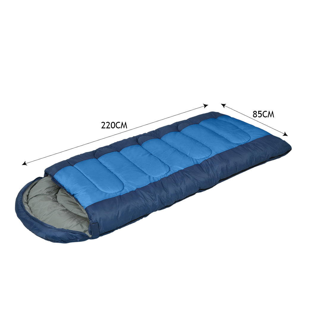 Sleeping Bag Outdoor Camping Blue