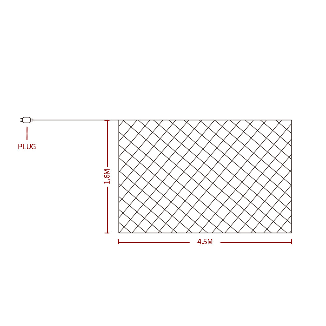 300LED - Christmas Net Lights Mesh