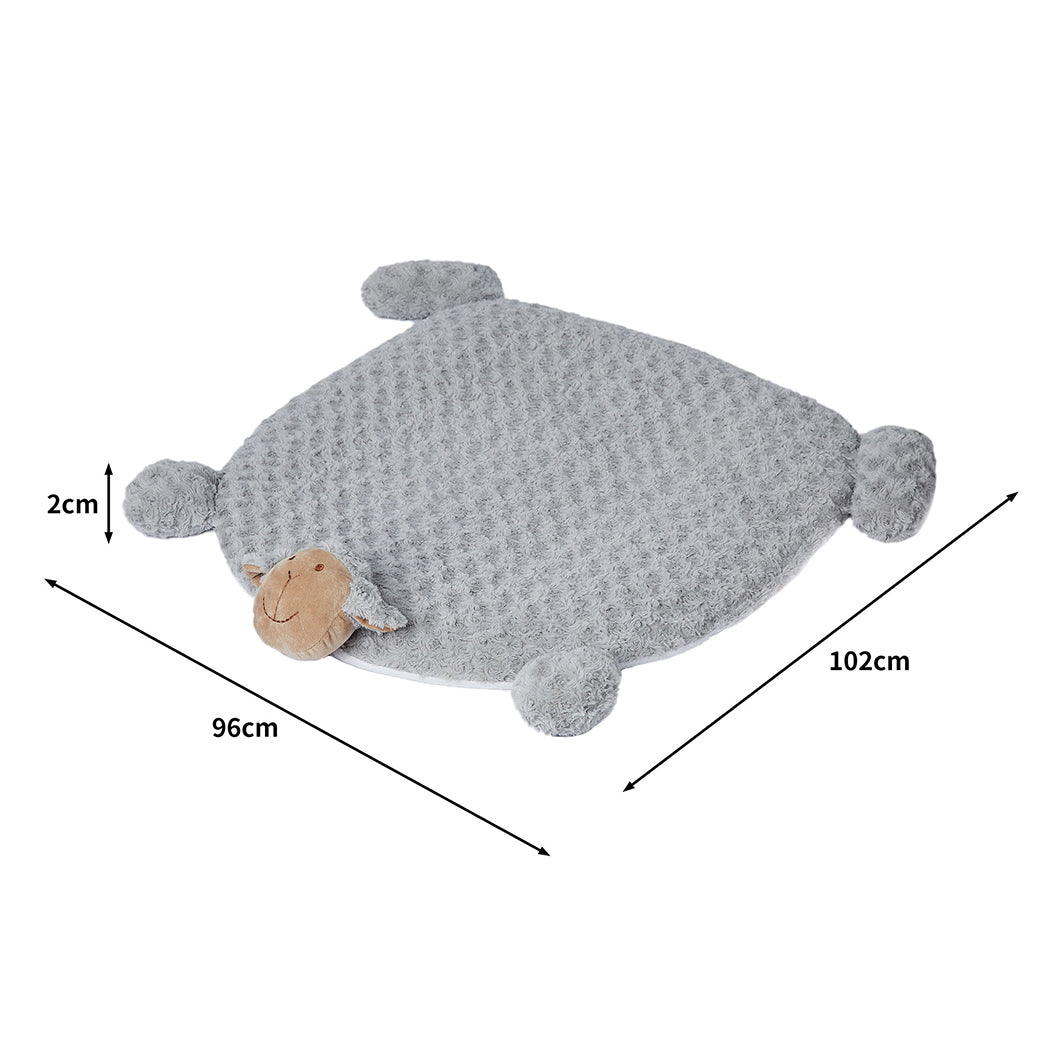 Pet Bed Cat Calming Beds Dog Squeaky L Grey Large