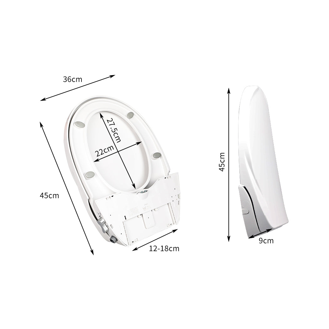 Non Electric Bidet Toilet Seat Dual