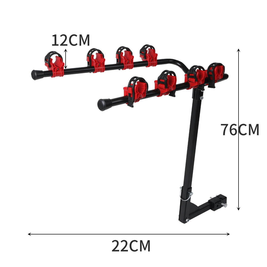 MONVELO 4 Bike Rack Carrier Car Hitch