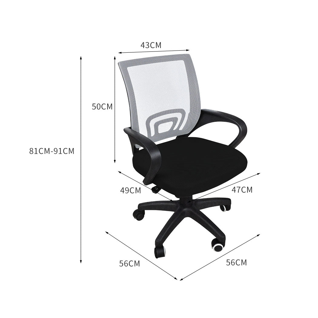 Office Chair Gaming Computer Grey