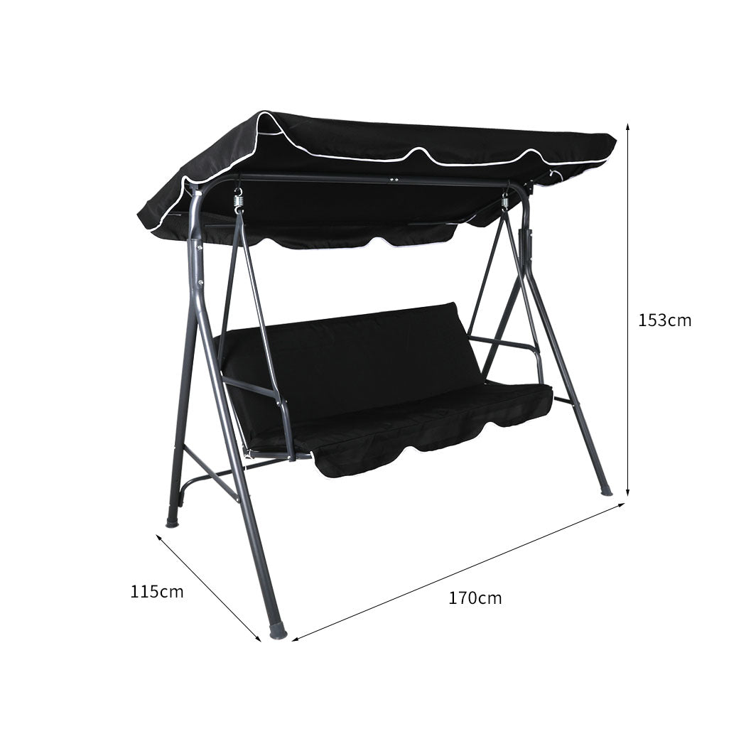 Swing Chair Hammock Outdoor Furniture Black